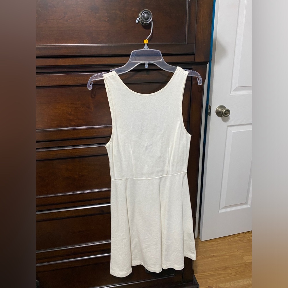 Forever 21 White Sleeveless Skater Dress